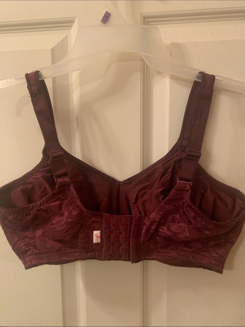 Plum 38DDD Wacoal Awareness Bra Burgundy Underwire - Picture 5 of 7